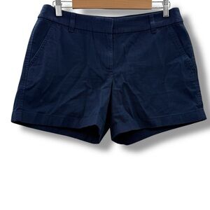 J. Crew Factory 5" Chino Classic Chino Shorts in Navy Blue‎ Sz 8